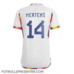 Belgien Dries Mertens #14 Borta Matchtröja VM 2022 Kortärmad